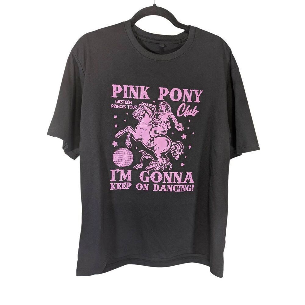 Pink Pony Club Black and Pink Size L